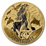 2022 Tuvalu 1 oz Gold Gods of Olympus BU (Aphrodite, w/ COA)