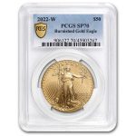 2022-W 1 oz Burnished Gold Eagle MS-70 PCGS