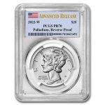 2022-W 1 oz Reverse Proof Palladium Eagle PR-70 PCGS (AR)