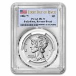 2022-W 1 oz Reverse Proof Palladium Eagle PR-70 PCGS (FDI)