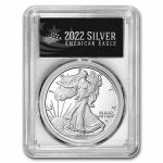 2022-W Proof Silver Eagle PR-70 PCGS (Advanced Release, Black)