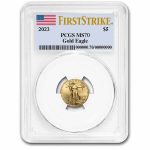 2023 1/10 oz American Gold Eagle MS-70 PCGS (FirstStrike®)