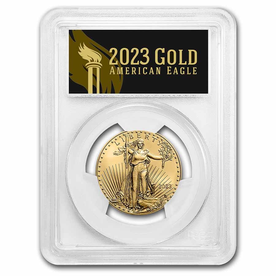 2023 1/2 oz American Gold Eagle MS-70 PCGS (FS®, Black Label)