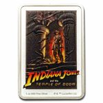 2023 1 oz Ag Coin $2 Indiana Jones and the Temple of Doom Poster