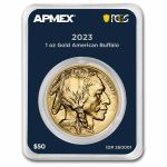 2023 1 oz Gold Buffalo (MintDirect® Premier Single + PCGS FS)