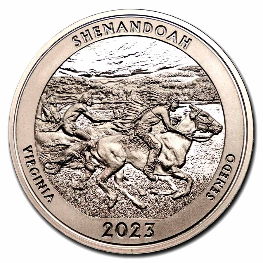 2023 1 oz Silver NATB Virginia Shenandoah National Park (Box/COA)