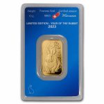 2023 10 gram Gold Bar - Argor-Heraeus Year of the Rabbit (Assay)