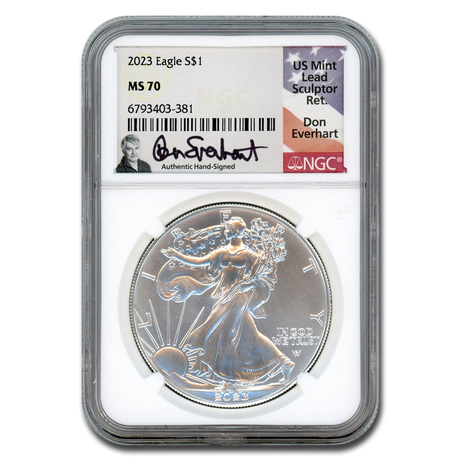 2023 American Silver Eagle MS-70 NGC (Everhart)