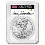 2023 American Silver Eagle MS-70 PCGS (FDI, Damstra)