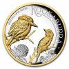 2023 AUS 2 oz Silver Gilded Australian Kookaburra Proof (HR)