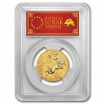 2023 Australia 1/2 oz Gold Lunar Rabbit MS-70 PCGS (FS Red Label)