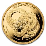 2023 Australia 1 oz Gold Dragon Proof (Coin only)