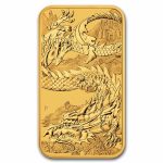 2023 Australia 1 oz Gold Dragon Rectangular Coin BU