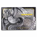 2023 Australia 1 oz Silver Phoenix Antiqued BU (Display Card)