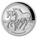 2023 Australia 2 oz Silver Australian Brumby High Relief PF