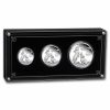 2023 Australia 3-Coin Silver Lunar Rabbit Proof Set (w/Box & COA)