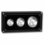 2023 Australia 3-Coin Silver Lunar Rabbit Proof Set (w/Box & COA)