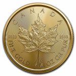 2023 Canada 1/4 oz Gold Maple Leaf BU