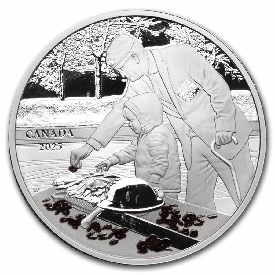 2023 Canada Silver $20 Remembrance Day Proof