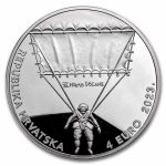 2023 Croatia 1 oz Silver Faust Vrancic (Parachute) BU