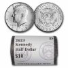 2023-D Kennedy Half Dollar 20-Coin Roll BU (Mint Wrapped)