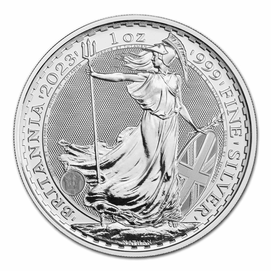 2023 Great Britain 1 oz Silver Coronation Britannia BU