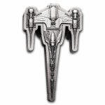 2023 Niue 1 oz Silver $2 Star Wars Mandalorian Starfighter Coin