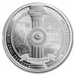 2023 Niue 1 oz Silver $2 Vivat Humanitas BU