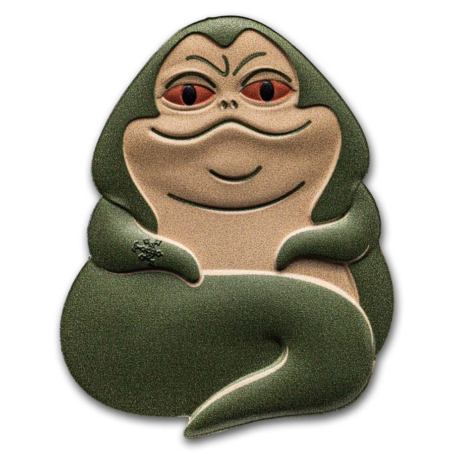 2023 Niue 2 oz Silver Chibi Collection Jabba the Hutt (Coin Only)