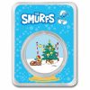 2023 Niue Colorized 1 oz Silver $2 Smurfette Christmas in TEP