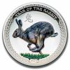 2023 Palau 1 oz Silver Year of the Rabbit (No Box/COA) Colorized