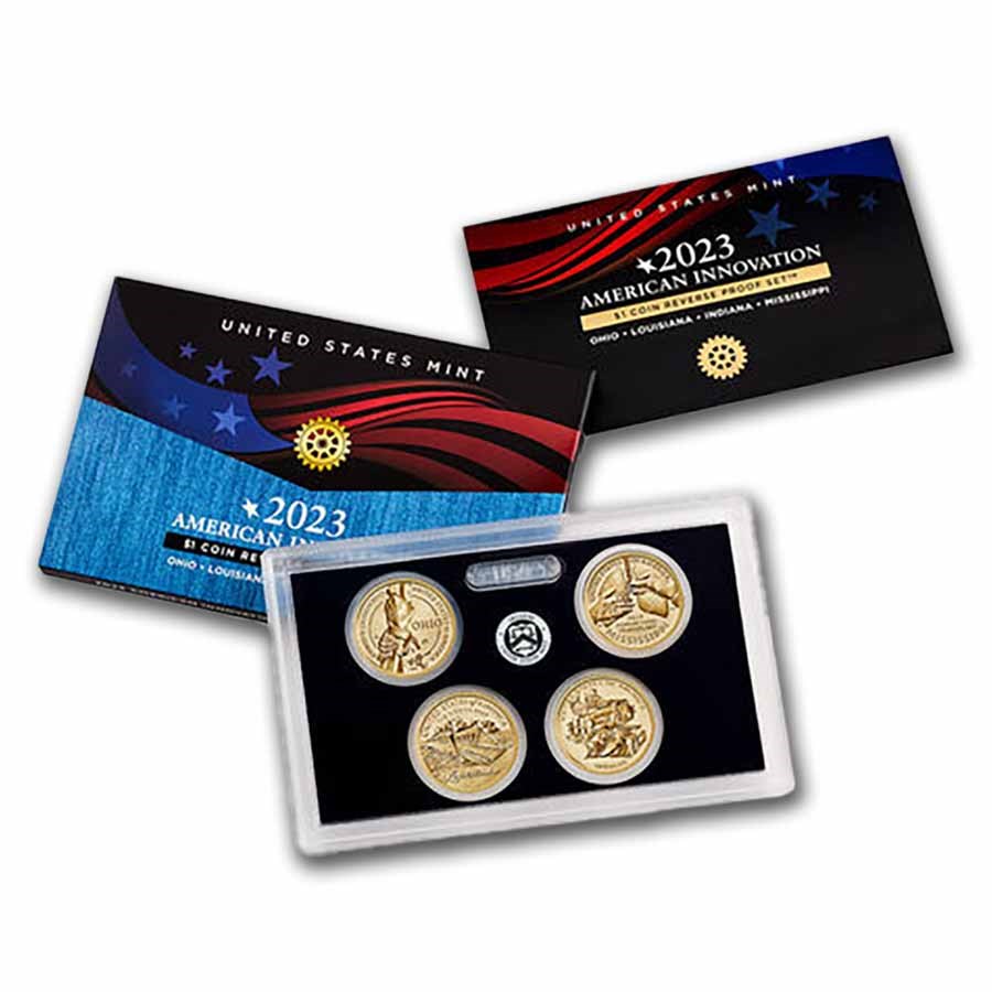 2023-S American Innovation $1 (4 Coin Reverse Proof Set)