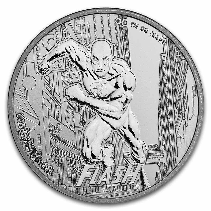 2023 Samoa 1 oz Silver DC Comics Flash BU