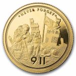 2023 Solomon Islands 1/8 oz Gold Never Forget Memorial