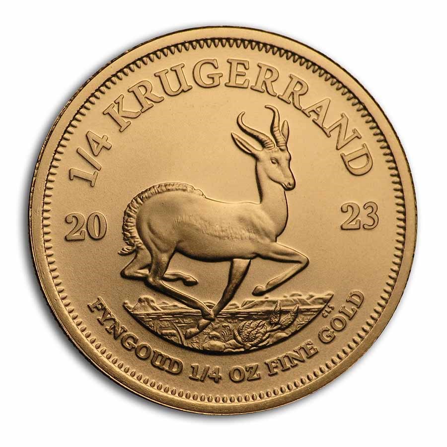 2023 South Africa 1/4 oz Gold Krugerrand BU