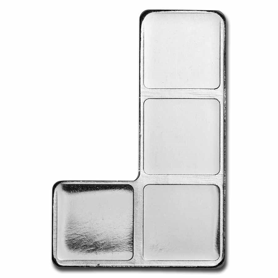 2023 Tetris™ Niue 1 oz Silver $2 J-Tetrimino Block