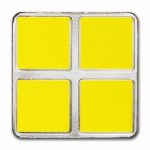 2023 Tetris™ Niue 1 oz Silver $2 O-Tetrimino Block (Yellow)