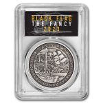 2023 Tuvalu 1 oz Silver Black Flag Antiqued Fancy MS-70 PCGS