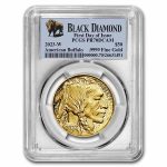 2023-W 1 oz Proof Gold Buffalo PR-70 PCGS (FDI, Black Diamond)