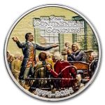 2024 1 oz Ag $1 Revolution: First Continental Congress (Color)