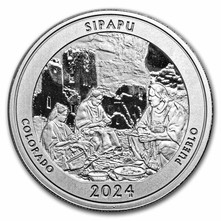 2024 1 oz Ag NATB Colorado Great Sand Dunes National Park