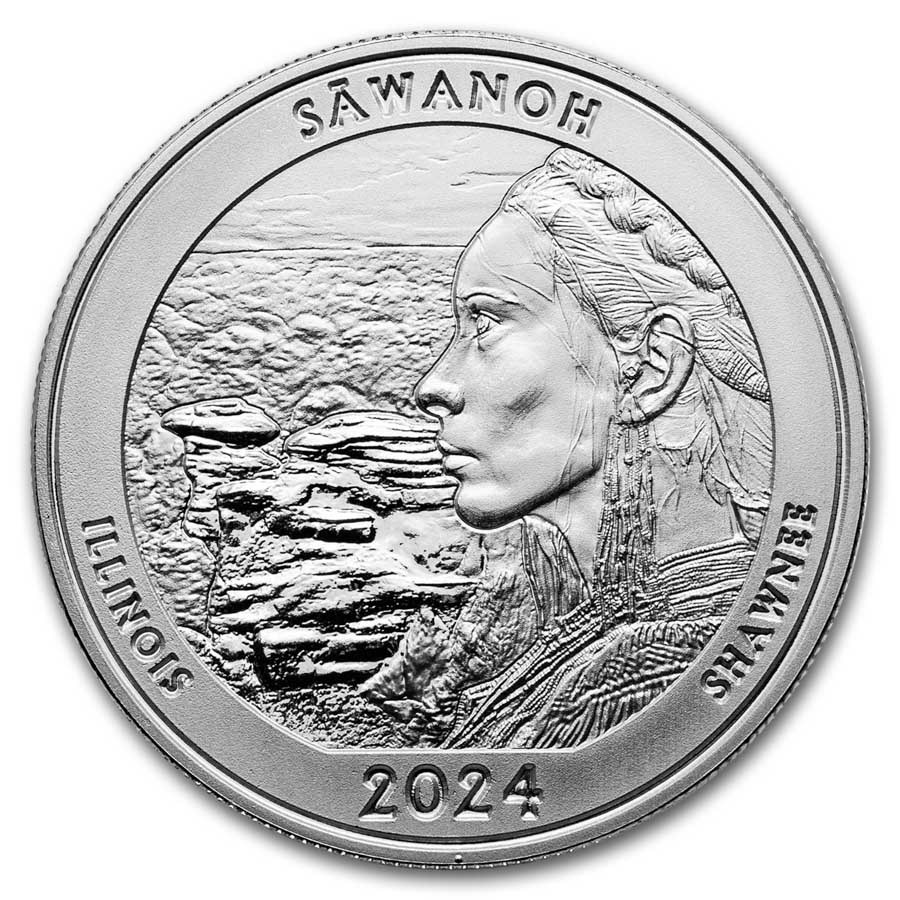 2024 1 oz Ag NATB Illinois Shawnee National Forest (Box/COA)
