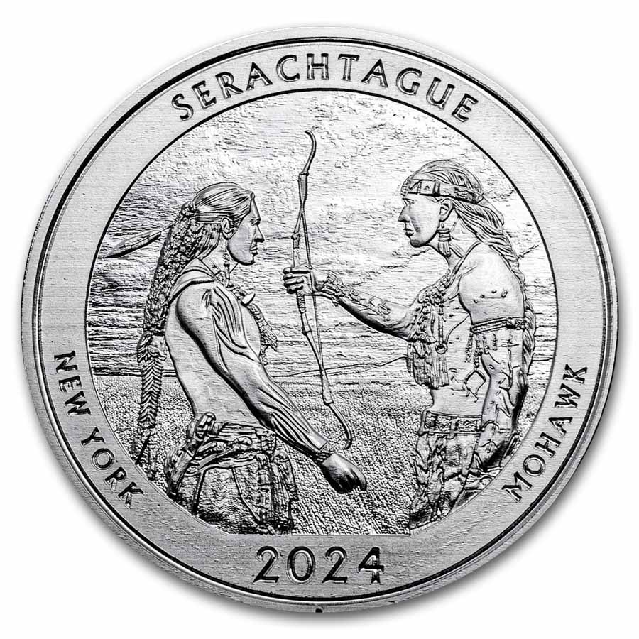 2024 1 oz Silver NATB New York Saratoga National Historic Park