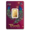 2024 5 gram Gold Bar - PAMP Suisse Diwali Lakshmi & Peacocks