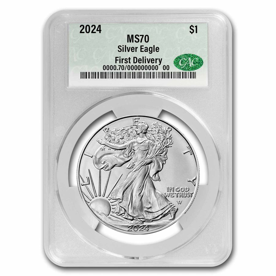 2024 American Silver Eagle MS-70 CAC (First Delivery)