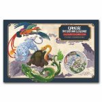 2024 AUS 1 oz Silver Four Guardians Colorized- Card, Green Dragon