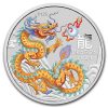 2024 AUS 1 oz Silver Lunar Golden Dragon-ANA Expo Special Card