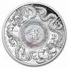 2024 AUS 2 oz Silver Double Dragon with Mother of Pearl PF (Box)