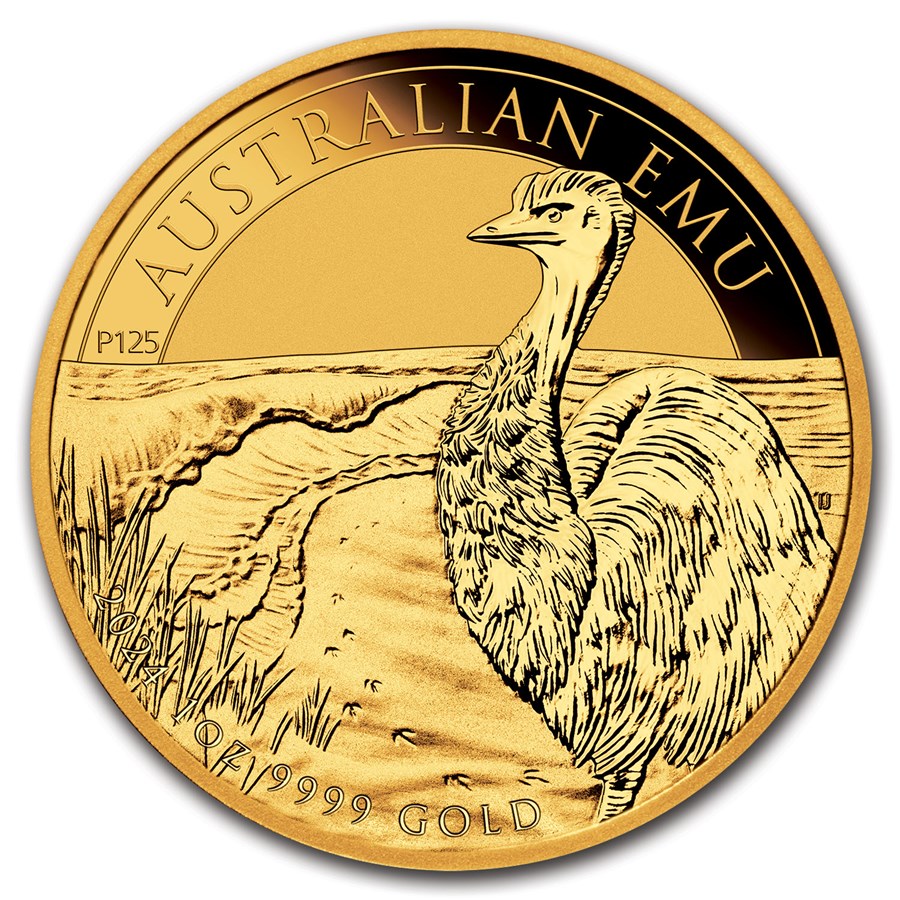 2024 Australia 1 oz Gold Emu BU