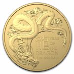 2024 Australia 1 oz Gold Lunar Year of the Dragon BU